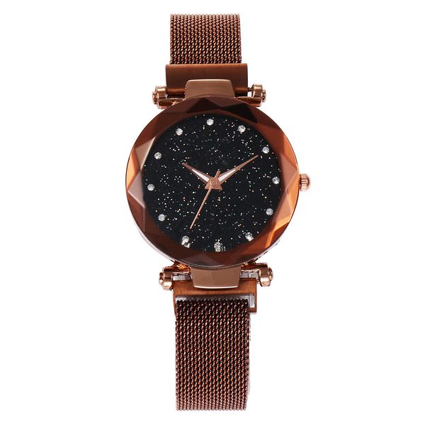vintage women watches bracelet watch ladies stainless steel mesh band magnet buckle starry sky analog quartz wristwatches clock, Slivery;brown
vintage women watches bracelet watch ladies stainless steel mesh band magnet buckle starry sky analog quartz wristwatches clock, Slivery;brown
