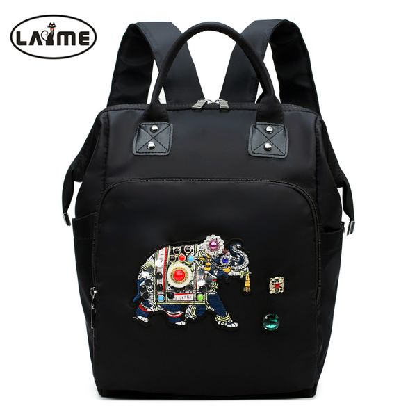 fashion causal crystal diamond elephant pattern mommy backpack durable waterproof nylon backpack for women
fashion causal crystal diamond elephant pattern mommy backpack durable waterproof nylon backpack for women