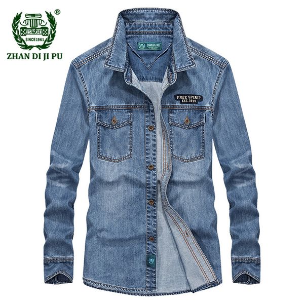 2018 european men's autumn fashion denim blue shirt man spring casual brand 100% pure coon cowboy afs long sleeve shirts, White;black
2018 european men's autumn fashion denim blue shirt man spring casual brand 100% pure coon cowboy afs long sleeve shirts, White;black
