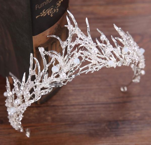 baroque ancient gold tree handmade crown princess bride crown wedding accessories, Silver
baroque ancient gold tree handmade crown princess bride crown wedding accessories, Silver