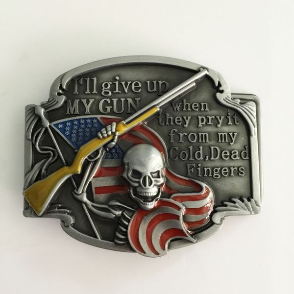 1 pcs 3d american flag gun skull buckle hebillas cinturon men's western cowboy metal belt buckle fit 4cm wide belts, Slivery;black
1 pcs 3d american flag gun skull buckle hebillas cinturon men's western cowboy metal belt buckle fit 4cm wide belts, Slivery;black