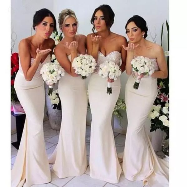 beaded sequins mermaid bridesmaid dresses 2018 sweetheart neckline long evening dress new prom gowns floor length, White;pink
beaded sequins mermaid bridesmaid dresses 2018 sweetheart neckline long evening dress new prom gowns floor length, White;pink