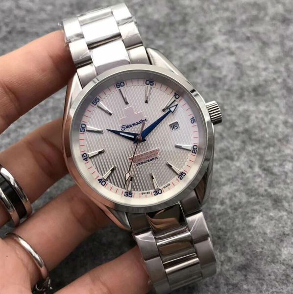 Luxury watches master silver Watches Automatic movement 316L steel Mineral sapphire wristwatch 41.5mm*15mm luxury men Mechanical watch
Luxury watches master silver Watches Automatic movement 316L steel Mineral sapphire wristwatch 41.5mm*15mm luxury men Mechanical watch