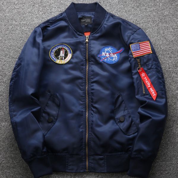 m-6xl new flight pilot jacket men bomber ma1 men bomber jacket nasa air force embroidery baseball military thin section coat, Black;brown
m-6xl new flight pilot jacket men bomber ma1 men bomber jacket nasa air force embroidery baseball military thin section coat, Black;brown