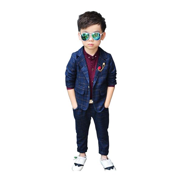 boys 2pcs plaid formal wedding suit england style boys brooch blazers kids tuxedos boys spring clothing set, White
boys 2pcs plaid formal wedding suit england style boys brooch blazers kids tuxedos boys spring clothing set, White