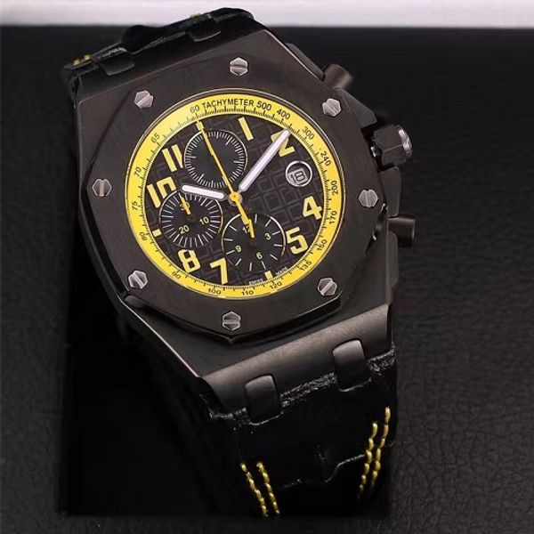 watch royal brand men's chronograph 42mm stainless steel os quartz movement sports men watches wristwatch, Slivery;brown
watch royal brand men's chronograph 42mm stainless steel os quartz movement sports men watches wristwatch, Slivery;brown