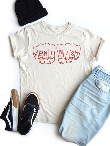 feminist t-shirt girl power women fashion 90s tees human rights summer cotton popular grunge aesthetic goth quote t shirt, White
feminist t-shirt girl power women fashion 90s tees human rights summer cotton popular grunge aesthetic goth quote t shirt, White
