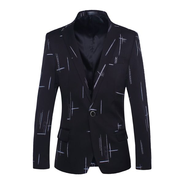browon korean suit spring autumn mens blazers casual fashion print suit slim fit formal jackets wedding suits & blazers, White;black
browon korean suit spring autumn mens blazers casual fashion print suit slim fit formal jackets wedding suits & blazers, White;black