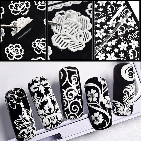 nail decals 1 sheet metal embossed 3d nail art stickers blooming flower decals tips decoration diy nagel stickers 0927, Black
nail decals 1 sheet metal embossed 3d nail art stickers blooming flower decals tips decoration diy nagel stickers 0927, Black