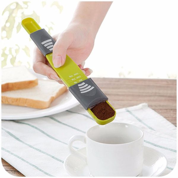 wholesale- 1pc portable adjustable quantitative spoon easy cooking kitchen measuring spoons headed eight files with a scale measuring
wholesale- 1pc portable adjustable quantitative spoon easy cooking kitchen measuring spoons headed eight files with a scale measuring