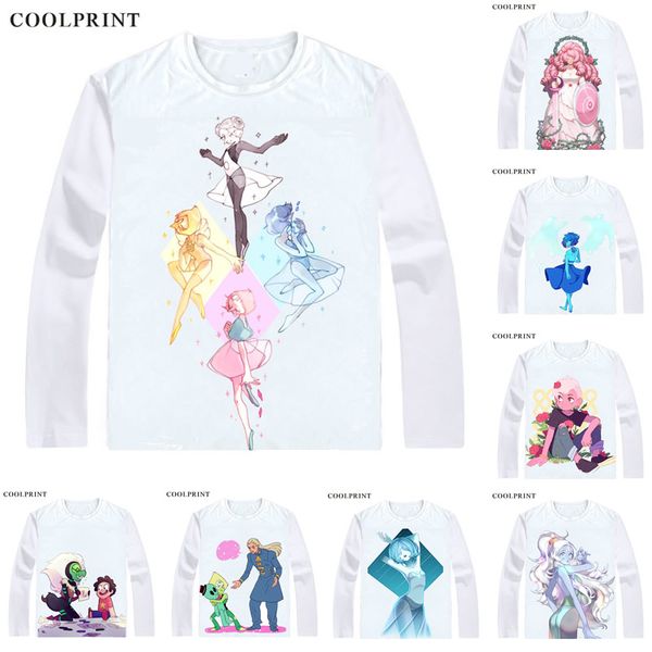 coolprint steven universe t-shirts long sleeve shirts anime manga the crystal gems steven quartz universe garnet amethyst cosplay shirt, White;black
coolprint steven universe t-shirts long sleeve shirts anime manga the crystal gems steven quartz universe garnet amethyst cosplay shirt, White;black