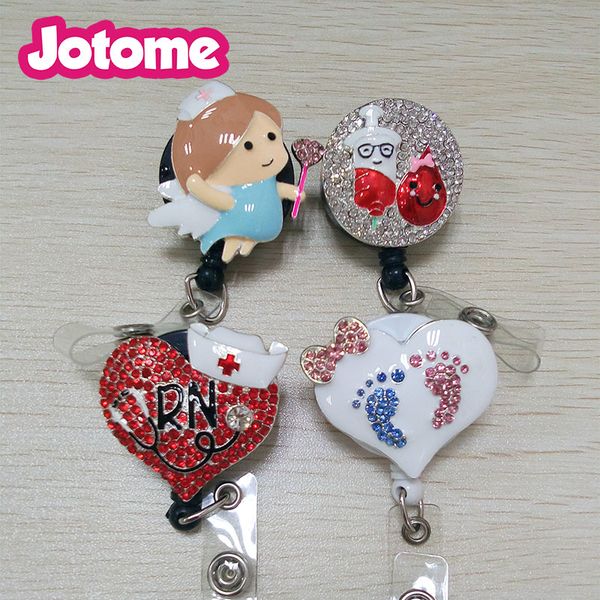 medical nurse angel retractible badges reel red heart stethoscope id rn holder, Slivery;golden
medical nurse angel retractible badges reel red heart stethoscope id rn holder, Slivery;golden