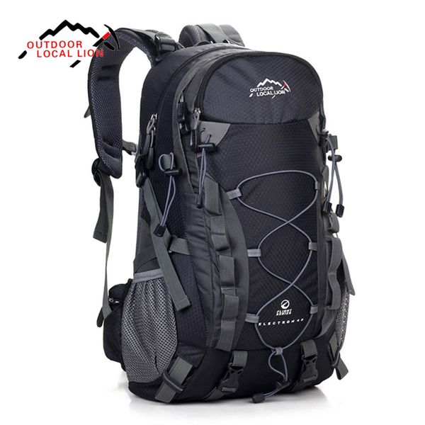 

local lion outdoor sports bag 40l mountaineering backpack functional men women bag bolsas femininas hiking traveling