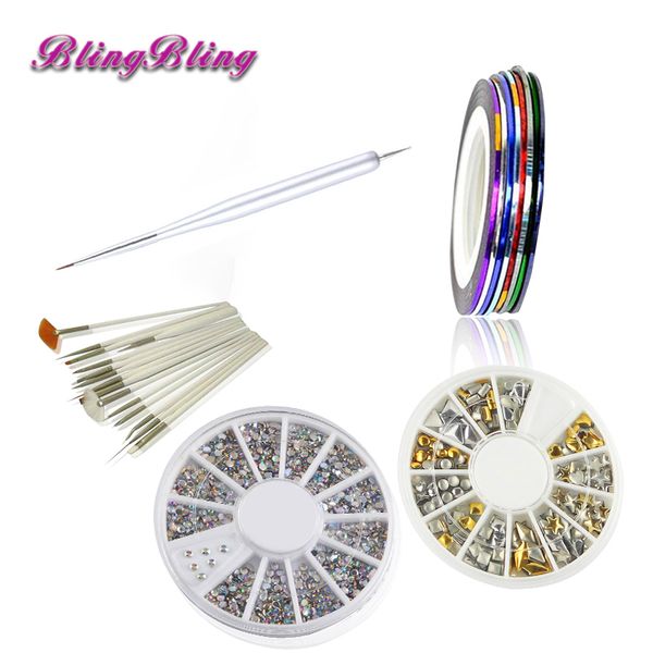 acrylic nail kit manicure nail stickers rhinestones 3d pens drawing brushes for gel polish art design diy accessories, Silver
acrylic nail kit manicure nail stickers rhinestones 3d pens drawing brushes for gel polish art design diy accessories, Silver