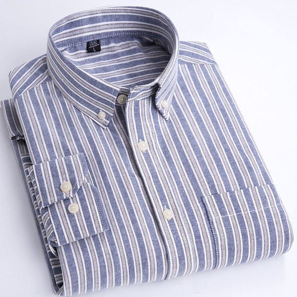 men's casual shirts nice spring autumn men oxford classic striped shirt long sleeve dress male business formal clothing, White;black
men's casual shirts nice spring autumn men oxford classic striped shirt long sleeve dress male business formal clothing, White;black