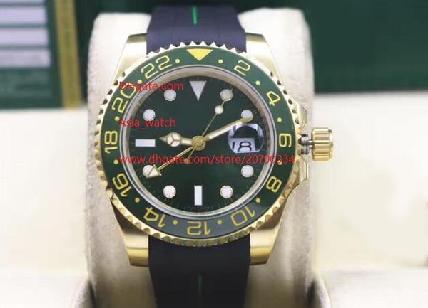 watch 116719 rubber bracelet ceramic green dial 40mm automatic mechanical men's watchs, Slivery;brown
watch 116719 rubber bracelet ceramic green dial 40mm automatic mechanical men's watchs, Slivery;brown