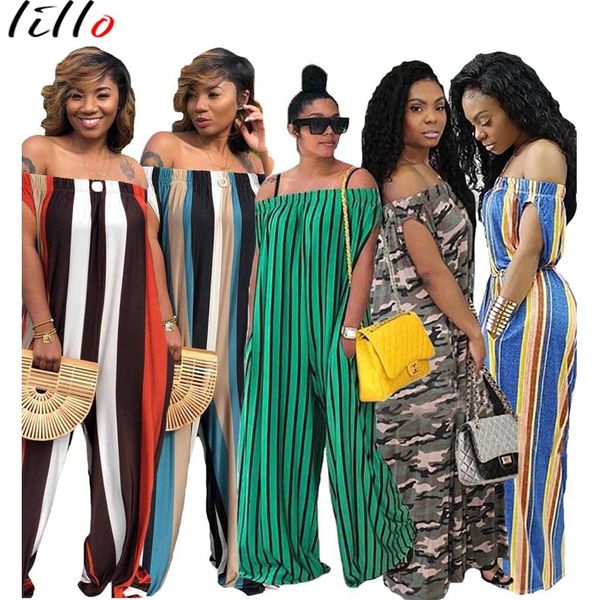 women loose stripe collar collar jumpsuit one-shoulder shoulder wide jumpsuit spot 2018 summer and autumn popular design leisure, Black;white
women loose stripe collar collar jumpsuit one-shoulder shoulder wide jumpsuit spot 2018 summer and autumn popular design leisure, Black;white