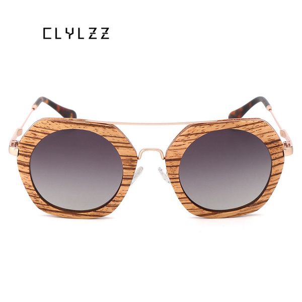 clylzz oval zebra wood steampunk sunglasses for men women fashion retro design, White;black
clylzz oval zebra wood steampunk sunglasses for men women fashion retro design, White;black