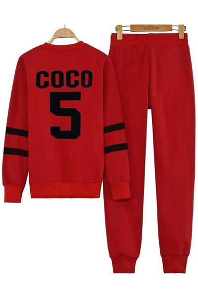 2018 Hot Europe Paris Autumn Winter Fashion Women Coco Pullover Jogger Sport Tracksuit Fleece Sweatshirt Hoodies Blouse Plus Pants Suit
2018 Hot Europe Paris Autumn Winter Fashion Women Coco Pullover Jogger Sport Tracksuit Fleece Sweatshirt Hoodies Blouse Plus Pants Suit
