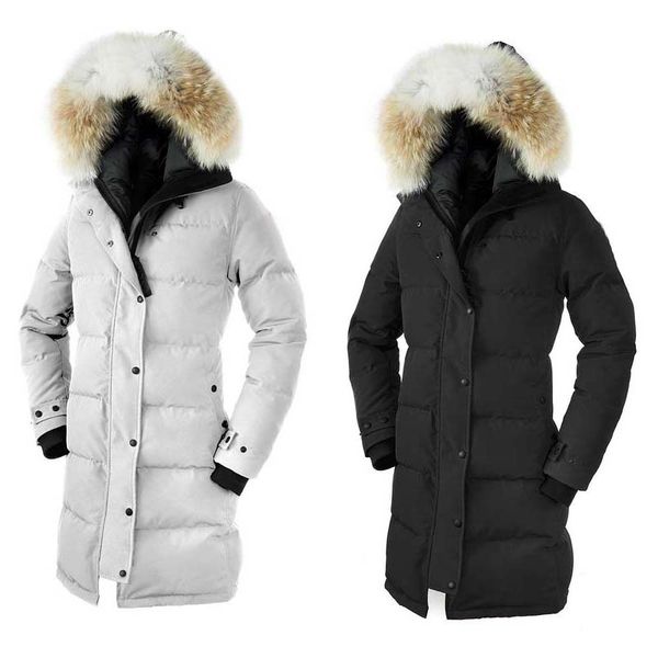 winter new brand women's goose down chilliwack bomber hooded warm coat fur windbreaker parka, Black
winter new brand women's goose down chilliwack bomber hooded warm coat fur windbreaker parka, Black