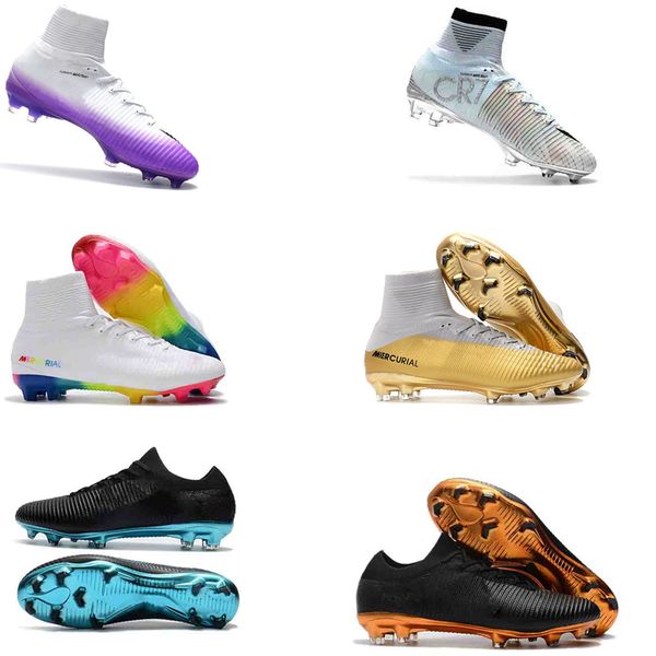 New Arrivals 2018 Outdoor Socks Soccer Shoes Mercurial Vapor Superfly Ultra FG Football Boots Mens boys Soccer Cleats Soccer Boots 35-46
New Arrivals 2018 Outdoor Socks Soccer Shoes Mercurial Vapor Superfly Ultra FG Football Boots Mens boys Soccer Cleats Soccer Boots 35-46