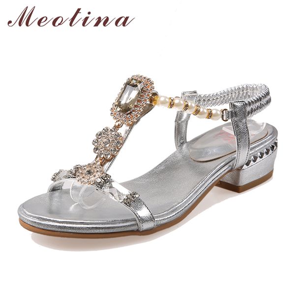 meotina shoes women sandals rhinestone sandals luxury shoes 2017 beading summer sandals chunky low heels gold wedding shoes, Black
meotina shoes women sandals rhinestone sandals luxury shoes 2017 beading summer sandals chunky low heels gold wedding shoes, Black