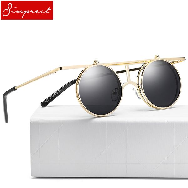 simprect flip round polarized sunglasses men women metal mirror steampunk sun glasses uv400 vintage brand designer, White;black
simprect flip round polarized sunglasses men women metal mirror steampunk sun glasses uv400 vintage brand designer, White;black