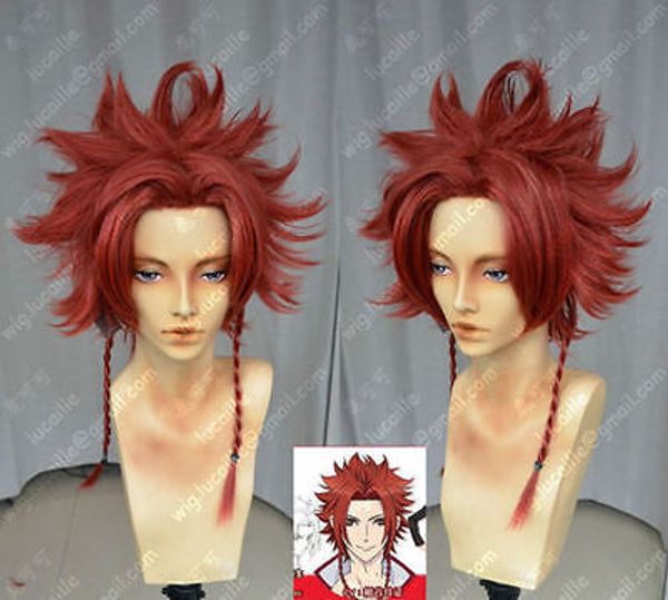 brothers conflict asahinayusuke short cosplay unique hair fashion dark red wig, Black
brothers conflict asahinayusuke short cosplay unique hair fashion dark red wig, Black