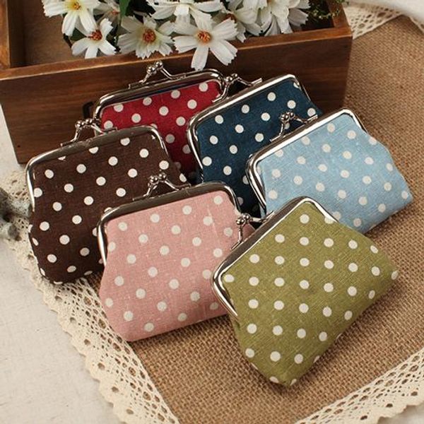 women mini polka dot cotton coin purse twist clip framed change bag small wallet clutch handbag famous designer, Red;black
women mini polka dot cotton coin purse twist clip framed change bag small wallet clutch handbag famous designer, Red;black