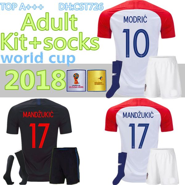 2018 предназначен для дома взрослый комплект + носки футбол джерси modric perisic rakitic mandzukic srna kovacic kalinic hrvatska футболка, Black
2018 предназначен для дома взрослый комплект + носки футбол джерси modric perisic rakitic mandzukic srna kovacic kalinic hrvatska футболка, Black