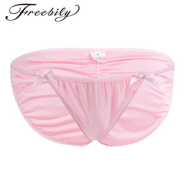gay men lingerie sissy briefs underwear with bowknots solid color stretchy bikini sissy panties briefs underwear underpants, Black;white
gay men lingerie sissy briefs underwear with bowknots solid color stretchy bikini sissy panties briefs underwear underpants, Black;white
