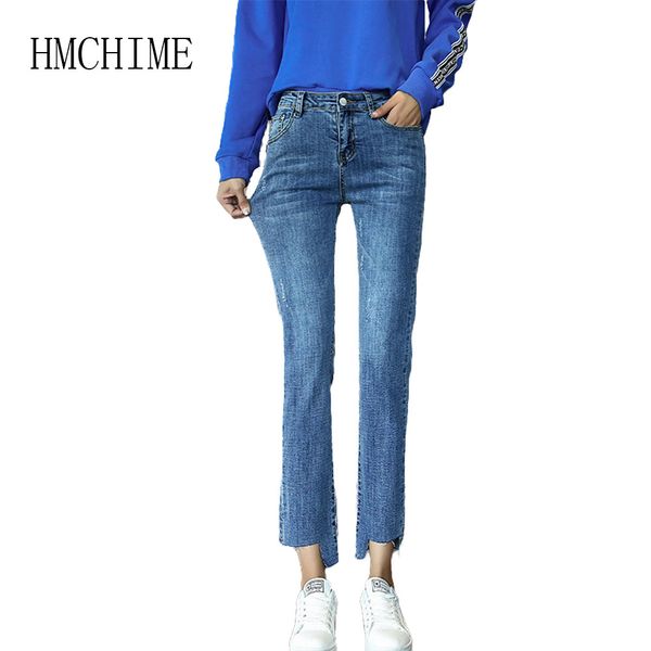 stretch high waist women cowboy denim pants autumn bleached vintage female jeans zipper ripped nine length fittness jean, Blue
stretch high waist women cowboy denim pants autumn bleached vintage female jeans zipper ripped nine length fittness jean, Blue