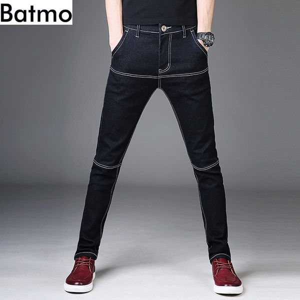 batmo 2018 new arrival high quality casual slim elastic black jeans men ,men's pencil pants ,skinny jeans men 1025, Blue
batmo 2018 new arrival high quality casual slim elastic black jeans men ,men's pencil pants ,skinny jeans men 1025, Blue