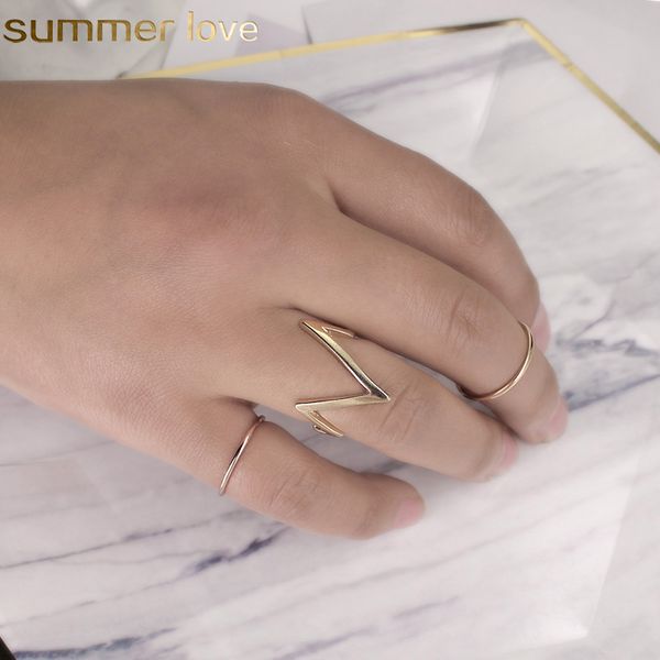 new fashion popular ecg rings personality geometry ring wholesale gold plated joint temperament wedding rings for women, Slivery;golden
new fashion popular ecg rings personality geometry ring wholesale gold plated joint temperament wedding rings for women, Slivery;golden