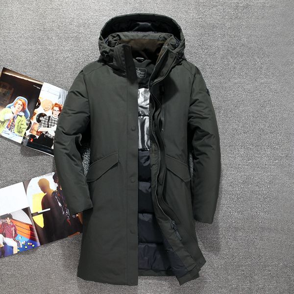 winter jacket for men long white duck down coat windbreaker thick warm men's down jacket outerwear overcoat male, Black
winter jacket for men long white duck down coat windbreaker thick warm men's down jacket outerwear overcoat male, Black