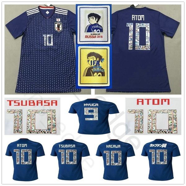 Cartoon Number 2018 World Cup Japan Soccer Jersey Captain TSUBASA 10 OLIVER ATOM KAGAWA ENDO 9 HYUGA NAGATOMO Custom Adult Football Shirt
Cartoon Number 2018 World Cup Japan Soccer Jersey Captain TSUBASA 10 OLIVER ATOM KAGAWA ENDO 9 HYUGA NAGATOMO Custom Adult Football Shirt