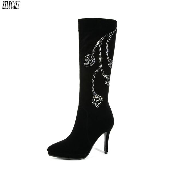 sklfcxzy autumn new design ladies knee boots high heels shoes comfortable diamond pattern woman boots fashionable shoes women, Black
sklfcxzy autumn new design ladies knee boots high heels shoes comfortable diamond pattern woman boots fashionable shoes women, Black