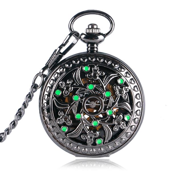 flower green ornament mechanical pocket watch steampunk male mechanical hand winding chain men women clock pendant, Slivery;golden
flower green ornament mechanical pocket watch steampunk male mechanical hand winding chain men women clock pendant, Slivery;golden