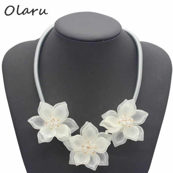 olaru jewelry brand fashion crystal flower choker necklace for woman rhinestone maxi statement necklaces accessories wholesale, Golden;silver
olaru jewelry brand fashion crystal flower choker necklace for woman rhinestone maxi statement necklaces accessories wholesale, Golden;silver