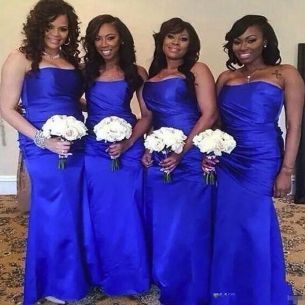 african royal blue mermaid невесты платья без бретелек длинные ruched горничной честь платье сшитое плюс размер свадебное платье для гостей, White;pink
african royal blue mermaid невесты платья без бретелек длинные ruched горничной честь платье сшитое плюс размер свадебное платье для гостей, White;pink