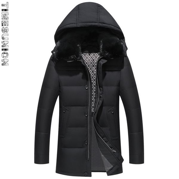 waterproof design thick warm winter leisure cotton-padded down jacket men long hat detachable coat parkas genuine fur, Black
waterproof design thick warm winter leisure cotton-padded down jacket men long hat detachable coat parkas genuine fur, Black