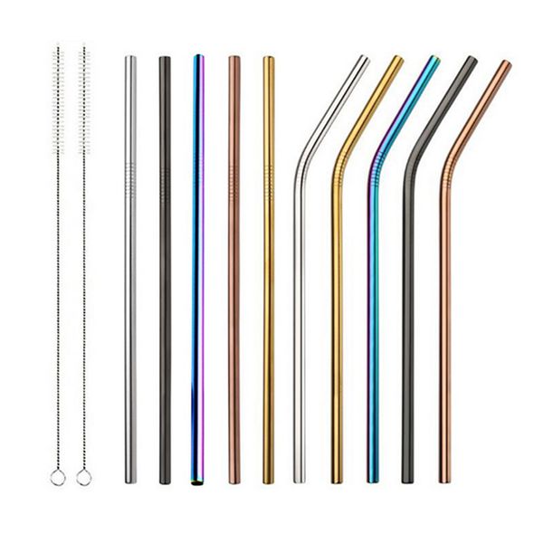 colorful 304 stainless steel drinking straw 8.5 10.5 inch straight bent reusable straws for fruit juice coffee tea party bar accessorie
colorful 304 stainless steel drinking straw 8.5 10.5 inch straight bent reusable straws for fruit juice coffee tea party bar accessorie