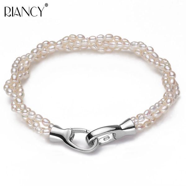 charm multi-layer white natural freshwater pearl bracelets 925 sterling silver jewelry for women wedding gift, Golden;silver
charm multi-layer white natural freshwater pearl bracelets 925 sterling silver jewelry for women wedding gift, Golden;silver