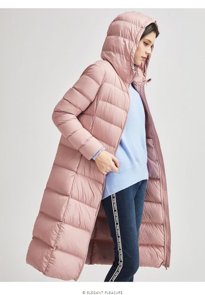 2018 winter new fashion drawstring hooded down jacket long paragraph over the knee juzui, Black
2018 winter new fashion drawstring hooded down jacket long paragraph over the knee juzui, Black