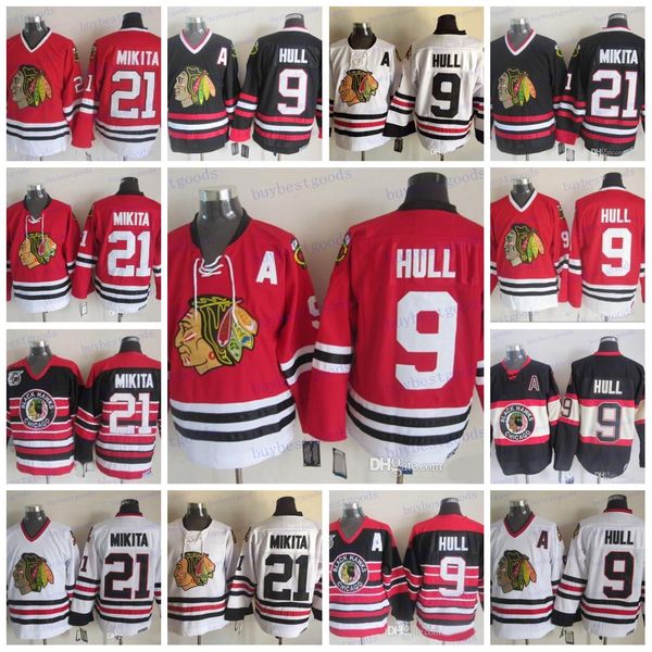 ccm chicago blackhawks 9 bobby hull 21 stan mikita hockey jerseys stitched 75th home, Black;red
ccm chicago blackhawks 9 bobby hull 21 stan mikita hockey jerseys stitched 75th home, Black;red