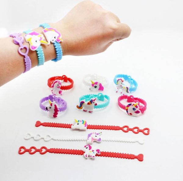 Hot Fashion Multicolor PVC Unicorn Bracelet Kids Wristband Bangle Birthday Party Home Jewelry Gift Free Shipping
Hot Fashion Multicolor PVC Unicorn Bracelet Kids Wristband Bangle Birthday Party Home Jewelry Gift Free Shipping