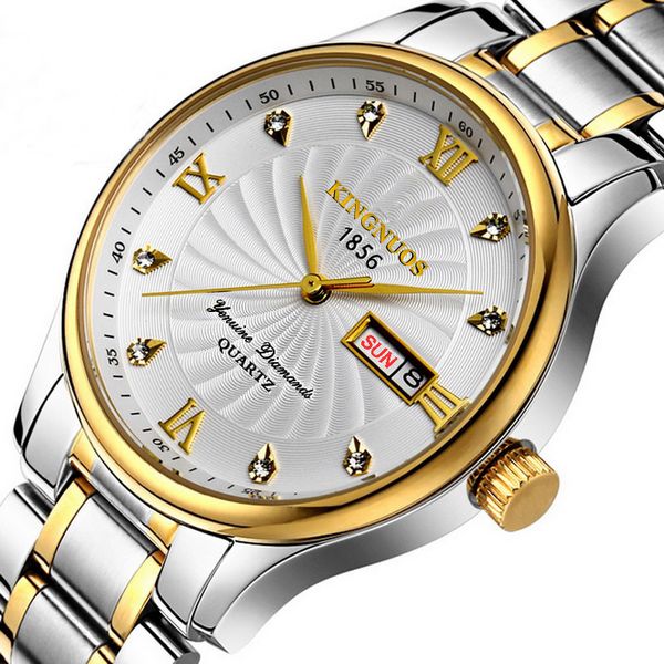 mens watches stainless steel watch date week waterproof men quartz watch business male clock diamond horloge, Slivery;brown
mens watches stainless steel watch date week waterproof men quartz watch business male clock diamond horloge, Slivery;brown