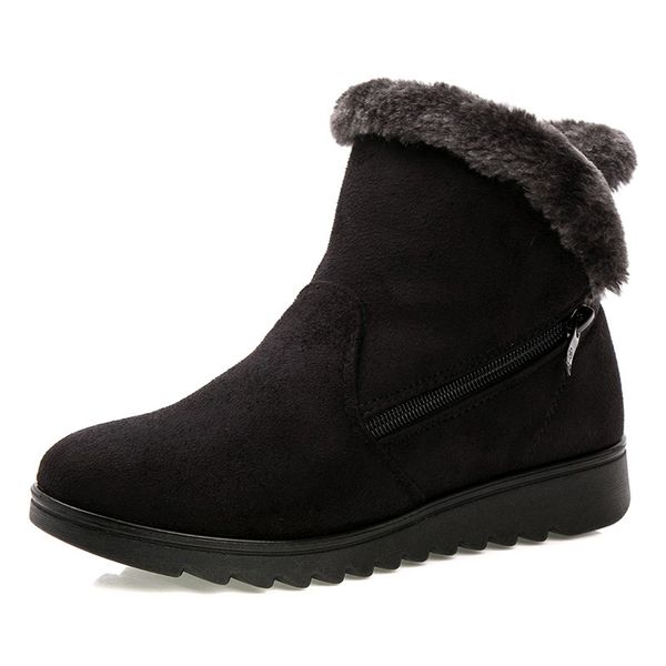 women winter shoes women's ankle boots the new 3 color fashion casual fashion flat warm woman snow boots ing, Black
women winter shoes women's ankle boots the new 3 color fashion casual fashion flat warm woman snow boots ing, Black