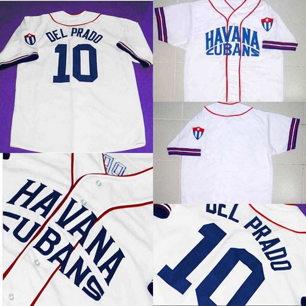 #10 DEL PRADO Jersey HAVANA CUBANS BUTTON-DOWN 100% Stitched Custom RETRO BASEBALL JERSEY CUBA Any Name & Number White Free Shipping
#10 DEL PRADO Jersey HAVANA CUBANS BUTTON-DOWN 100% Stitched Custom RETRO BASEBALL JERSEY CUBA Any Name & Number White Free Shipping