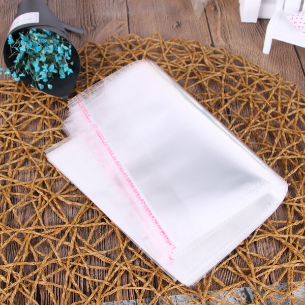 Big Sizes Plastic Bags/ Clear Transparent Self Adhesive Seal Opp Bag For Clothes Package Pouch/ Opp Poly Bags
